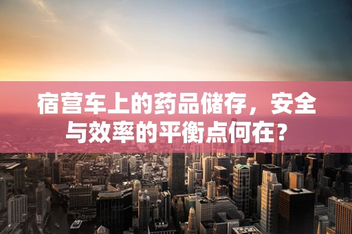 宿营车上的药品储存，安全与效率的平衡点何在？