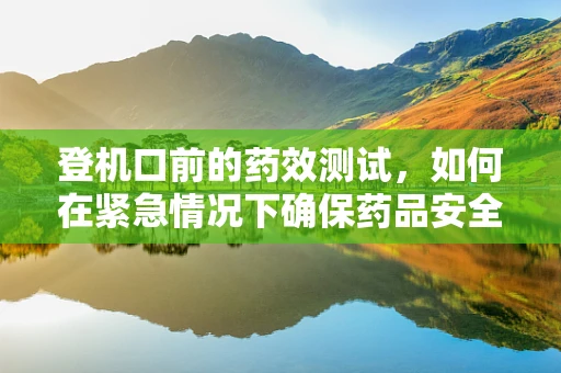 登机口前的药效测试，如何在紧急情况下确保药品安全？