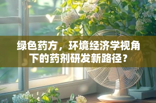 绿色药方，环境经济学视角下的药剂研发新路径？