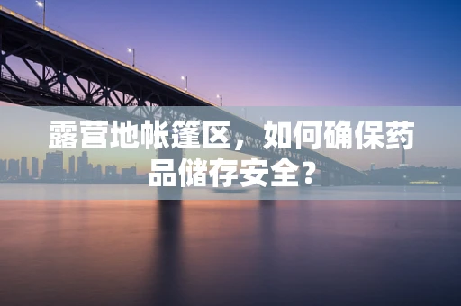 露营地帐篷区，如何确保药品储存安全？