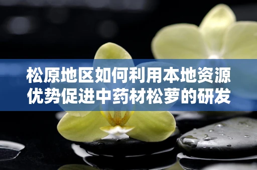 松原地区如何利用本地资源优势促进中药材松萝的研发与应用？