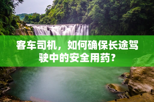 客车司机，如何确保长途驾驶中的安全用药？