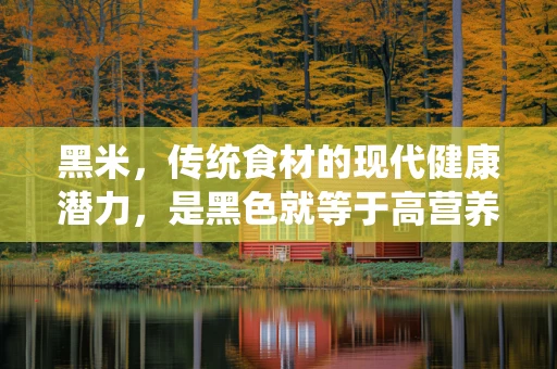 黑米，传统食材的现代健康潜力，是黑色就等于高营养吗？