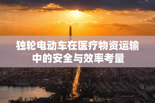 独轮电动车在医疗物资运输中的安全与效率考量