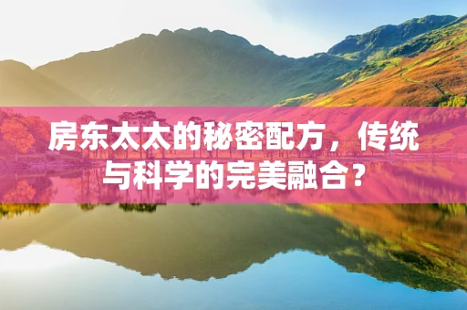 房东太太的秘密配方，传统与科学的完美融合？