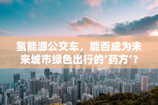 氢能源公交车，能否成为未来城市绿色出行的‘药方’？