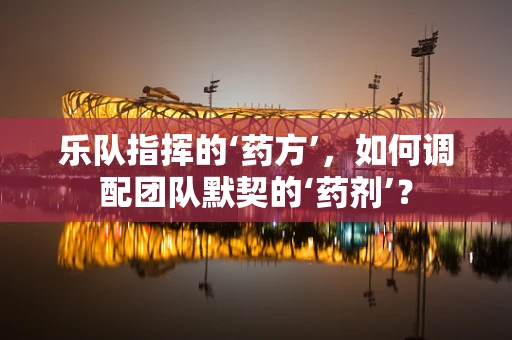 乐队指挥的‘药方’，如何调配团队默契的‘药剂’？