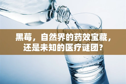 黑莓，自然界的药效宝藏，还是未知的医疗谜团？