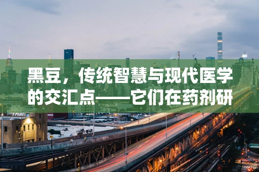 黑豆，传统智慧与现代医学的交汇点——它们在药剂研发中的潜力如何？