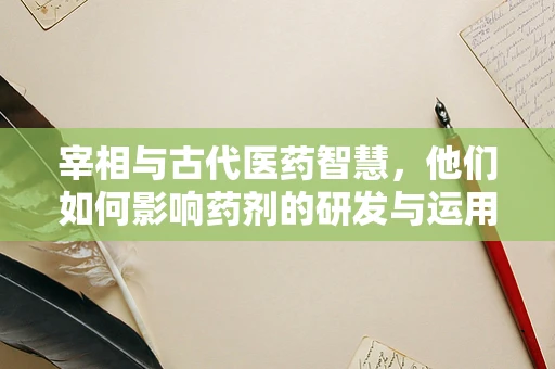 宰相与古代医药智慧，他们如何影响药剂的研发与运用？