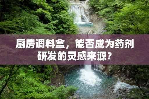 厨房调料盒，能否成为药剂研发的灵感来源？