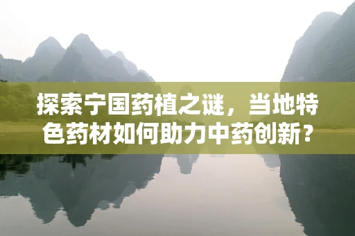 探索宁国药植之谜，当地特色药材如何助力中药创新？