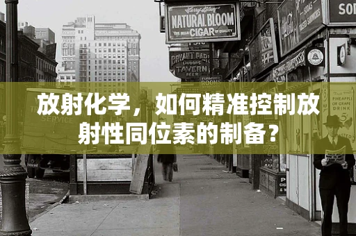 放射化学，如何精准控制放射性同位素的制备？