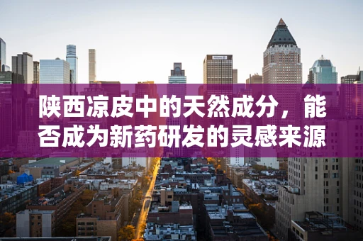陕西凉皮中的天然成分，能否成为新药研发的灵感来源？