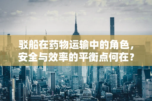 驳船在药物运输中的角色，安全与效率的平衡点何在？