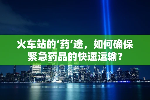 火车站的‘药’途，如何确保紧急药品的快速运输？