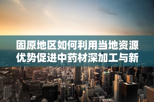 固原地区如何利用当地资源优势促进中药材深加工与新药研发？