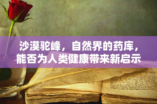 沙漠驼峰，自然界的药库，能否为人类健康带来新启示？