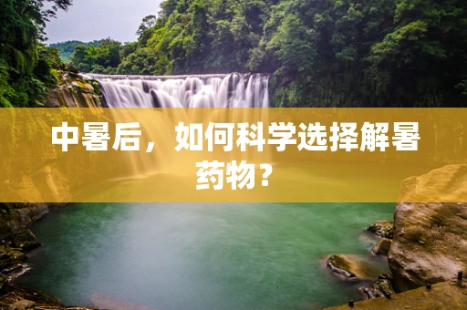 中暑后，如何科学选择解暑药物？