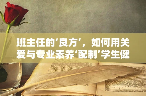班主任的‘良方’，如何用关爱与专业素养‘配制’学生健康成长的药剂？