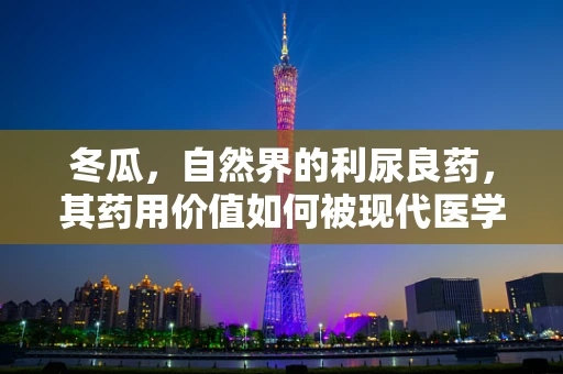冬瓜，自然界的利尿良药，其药用价值如何被现代医学所应用？