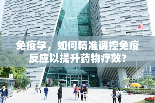 免疫学，如何精准调控免疫反应以提升药物疗效？