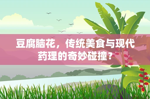豆腐脑花，传统美食与现代药理的奇妙碰撞？