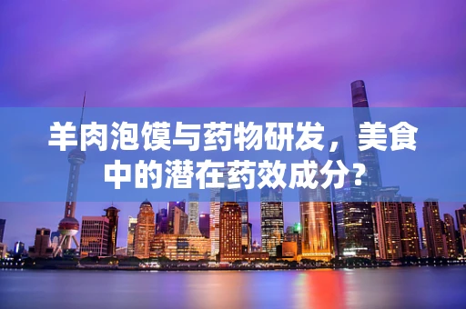 羊肉泡馍与药物研发，美食中的潜在药效成分？