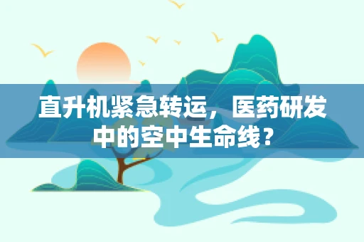 直升机紧急转运，医药研发中的空中生命线？