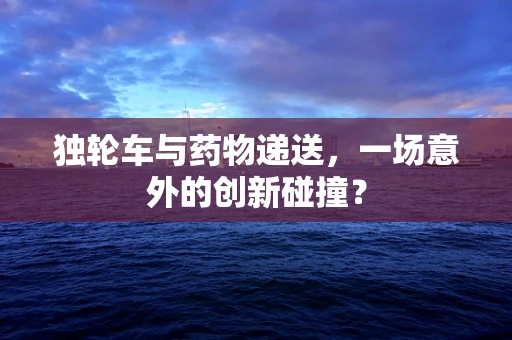 独轮车与药物递送，一场意外的创新碰撞？