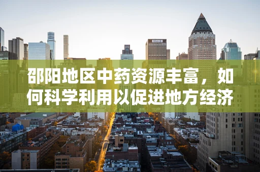邵阳地区中药资源丰富，如何科学利用以促进地方经济发展？
