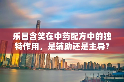 乐昌含笑在中药配方中的独特作用，是辅助还是主导？