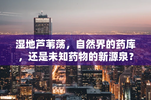 湿地芦苇荡，自然界的药库，还是未知药物的新源泉？