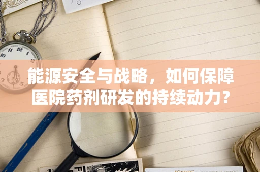 能源安全与战略，如何保障医院药剂研发的持续动力？