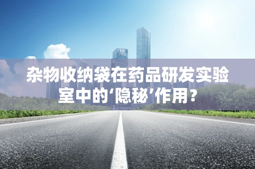 杂物收纳袋在药品研发实验室中的‘隐秘’作用？