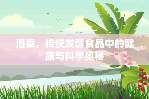 泡菜，传统发酵食品中的健康与科学奥秘