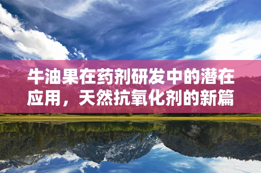 牛油果在药剂研发中的潜在应用，天然抗氧化剂的新篇章？