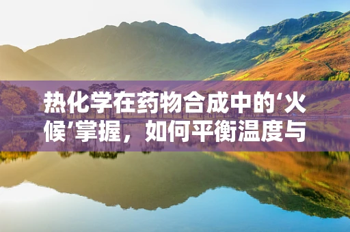 热化学在药物合成中的‘火候’掌握，如何平衡温度与反应效率？