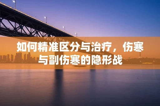 如何精准区分与治疗，伤寒与副伤寒的隐形战