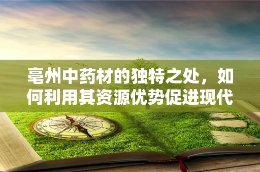 亳州中药材的独特之处，如何利用其资源优势促进现代药剂研发？