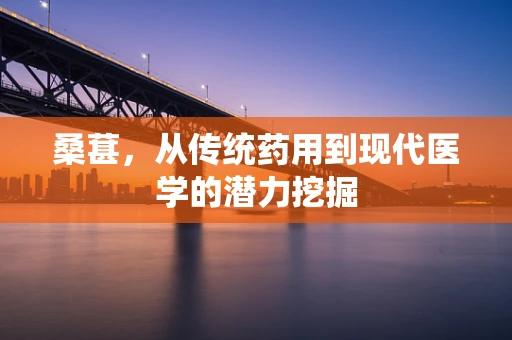 桑葚，从传统药用到现代医学的潜力挖掘