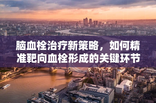 脑血栓治疗新策略，如何精准靶向血栓形成的关键环节？