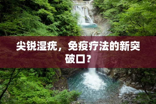 尖锐湿疣，免疫疗法的新突破口？