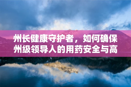 州长健康守护者，如何确保州级领导人的用药安全与高效？