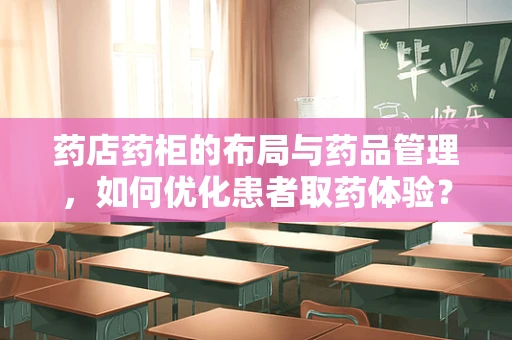 药店药柜的布局与药品管理，如何优化患者取药体验？
