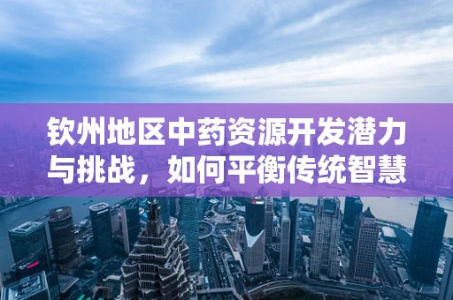 钦州地区中药资源开发潜力与挑战，如何平衡传统智慧与现代科学？