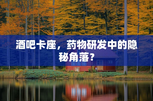 酒吧卡座，药物研发中的隐秘角落？
