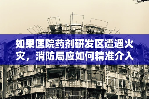 如果医院药剂研发区遭遇火灾，消防局应如何精准介入？