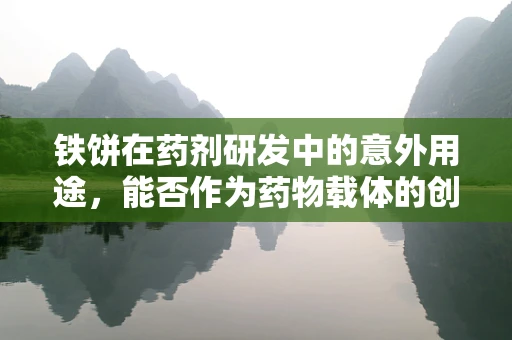 铁饼在药剂研发中的意外用途，能否作为药物载体的创新探索？