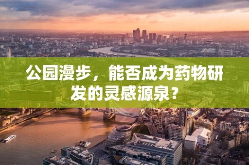 公园漫步，能否成为药物研发的灵感源泉？